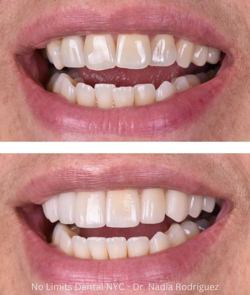 Additional photo 2, invisalign, crowns, a bridge and implants were used to restore this smile — No Limits Dental patient 5