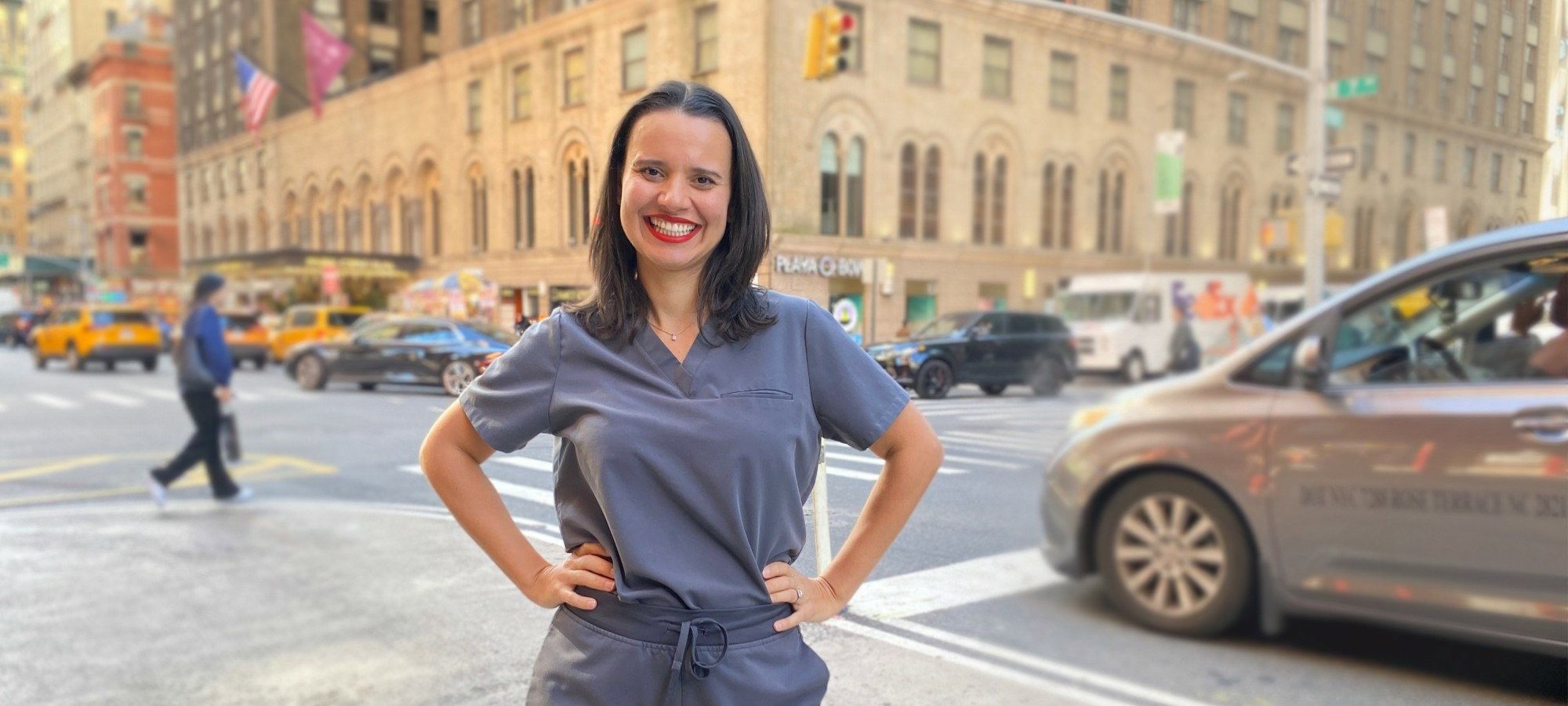 Dr. Nadia Rodriguez on Central Park South